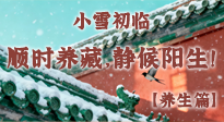 【節(jié)氣養(yǎng)生】小雪初臨：順時(shí)養(yǎng)藏，靜候陽(yáng)生！